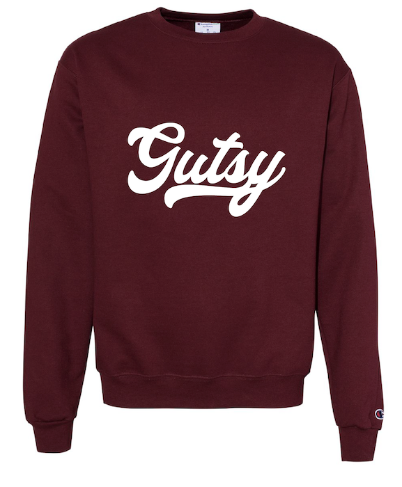 'Gutsy' Maroon Sweatshirt