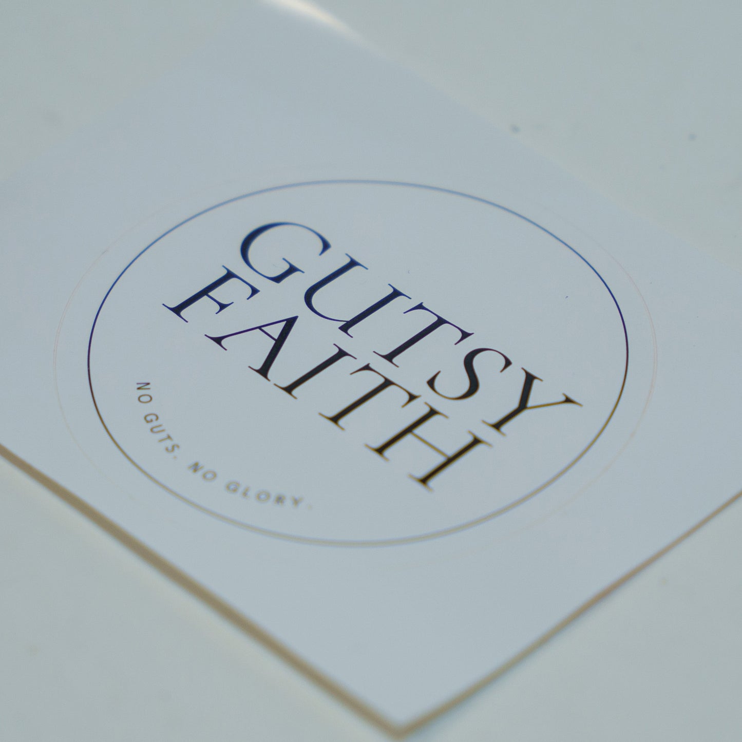 Gutsy Faith Sticker